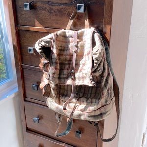 Campomaggi backpack plaid in good condition